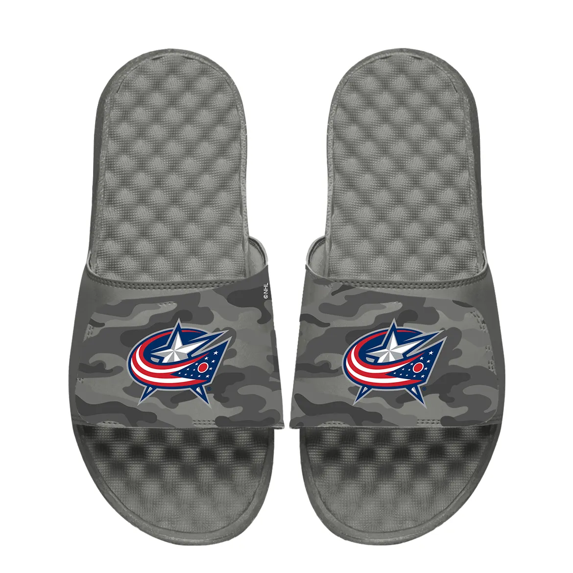 Columbus Blue Jackets Urban Camo Slides