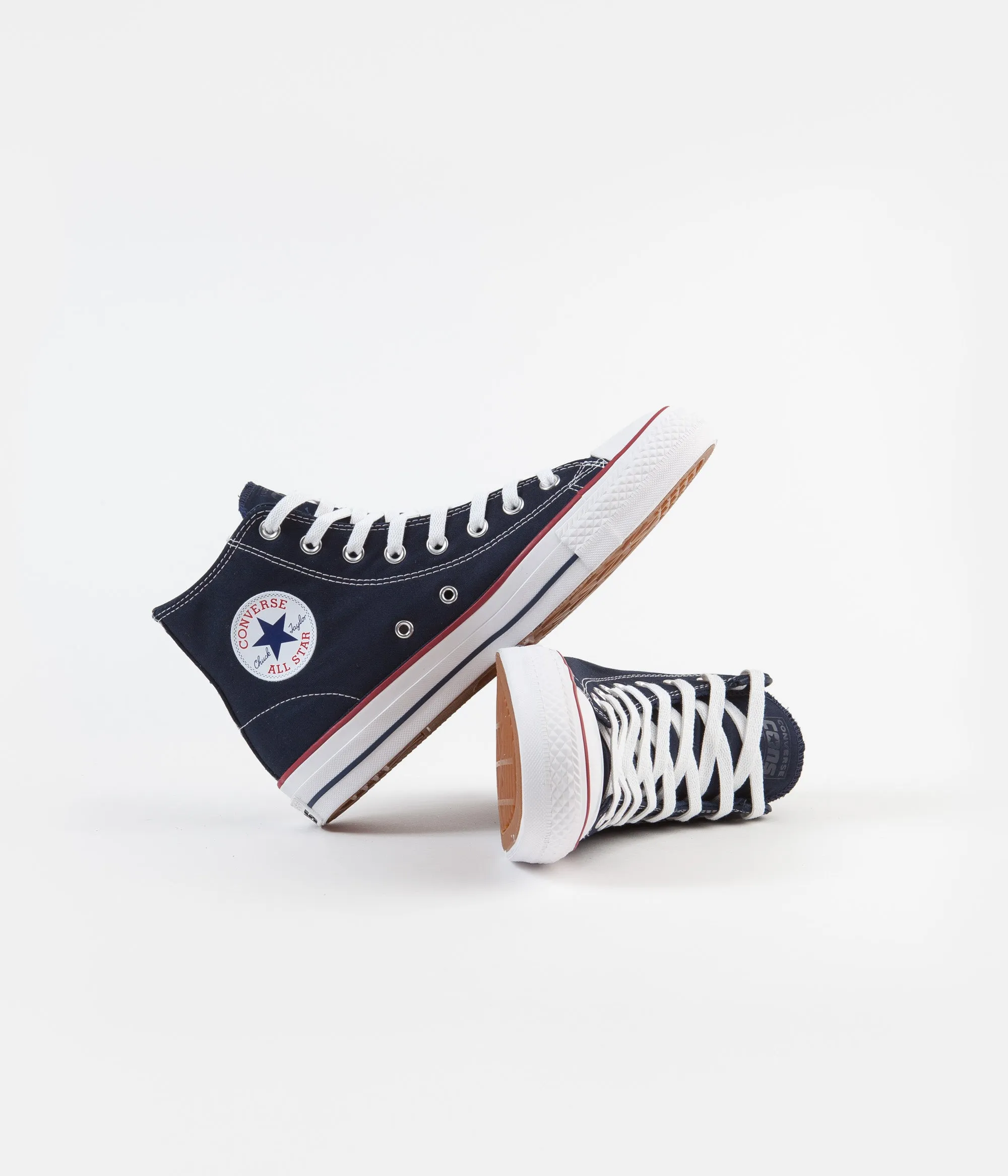 Converse CTAS Pro Hi Archive Print Shoes - Obsidian / White / Enamel Red