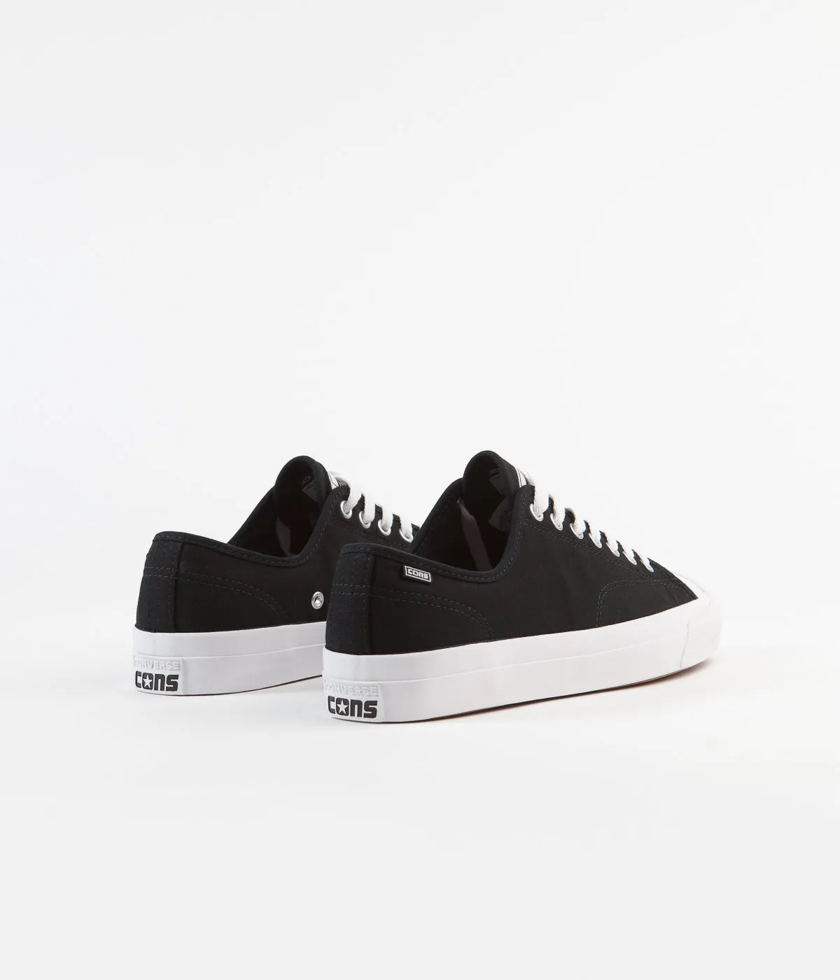 Converse Jack Purcell Pro Ox Archive Print Shoes - Black / White / Black