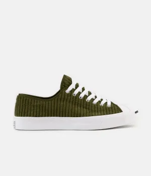 Converse JP Ox Wide Wale Cord Shoes - Surplus Olive / White / Black