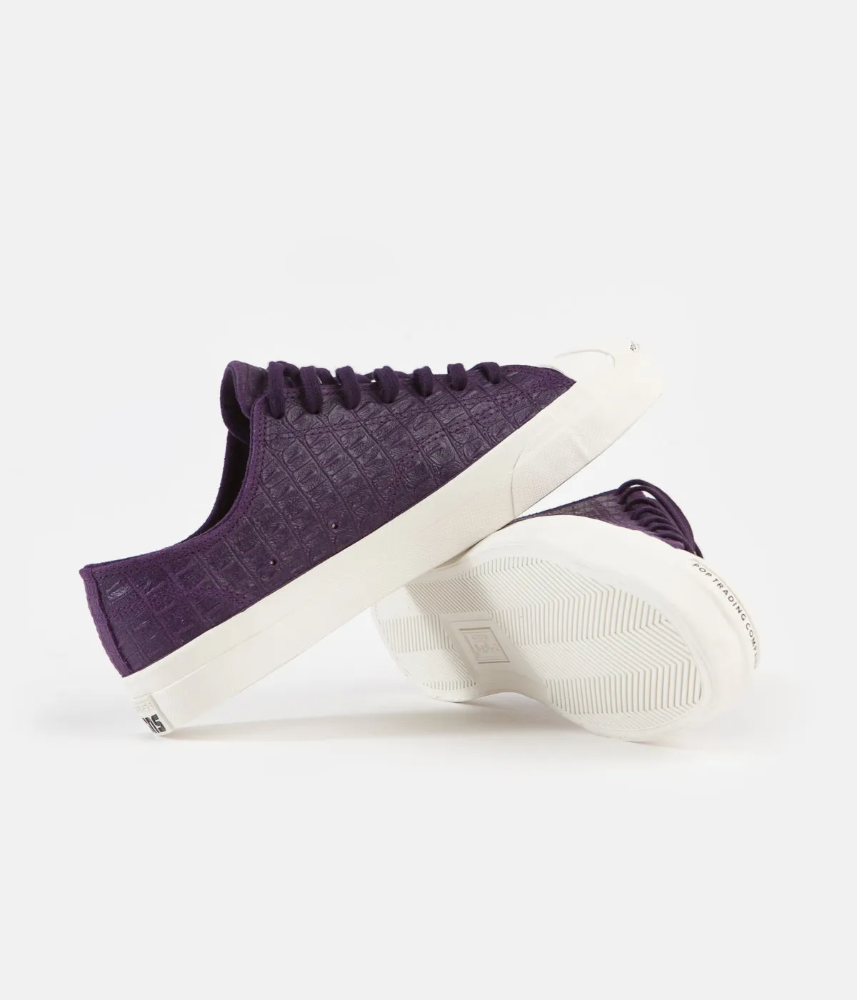 Converse x Pop Trading Company JP Pro Ox Shoes - Purple / Black