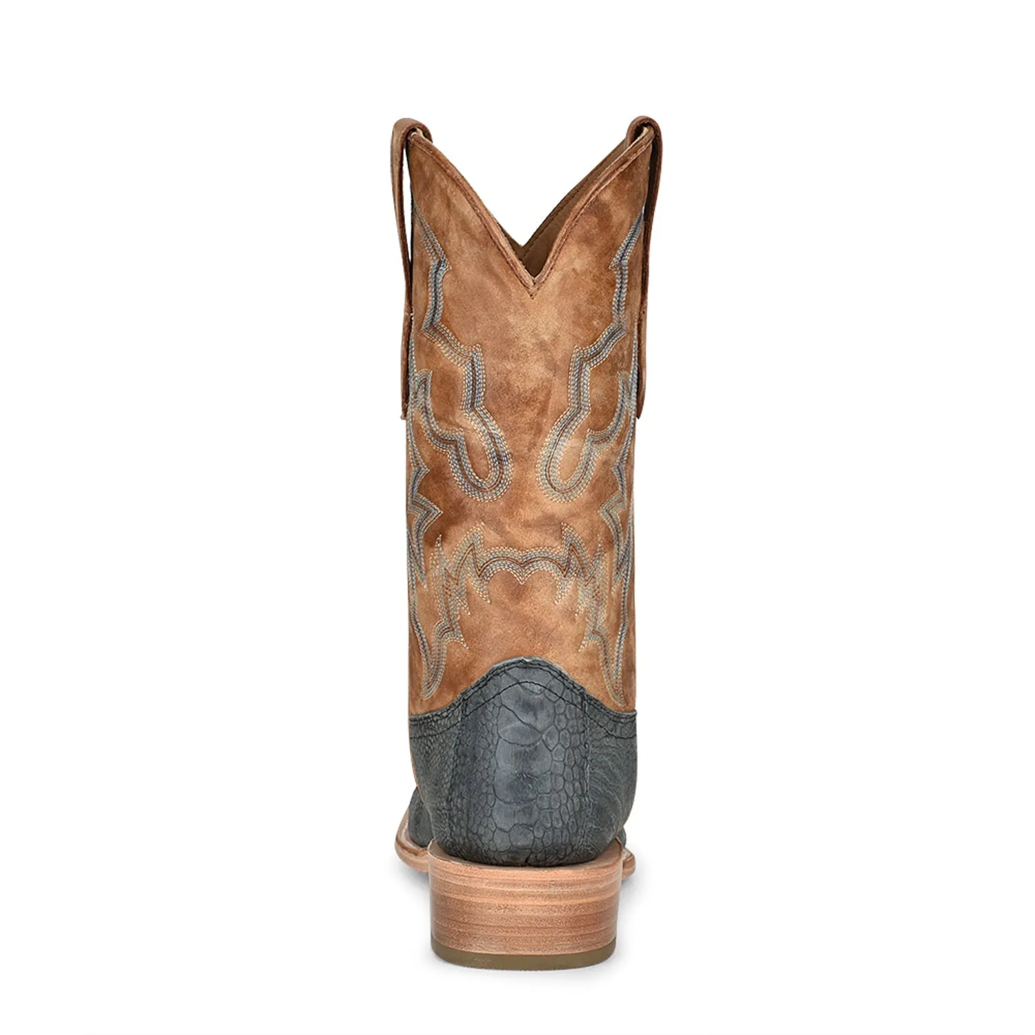 Corral Mens Rodeo Cowboy Boots Ostrich Blue/Sand