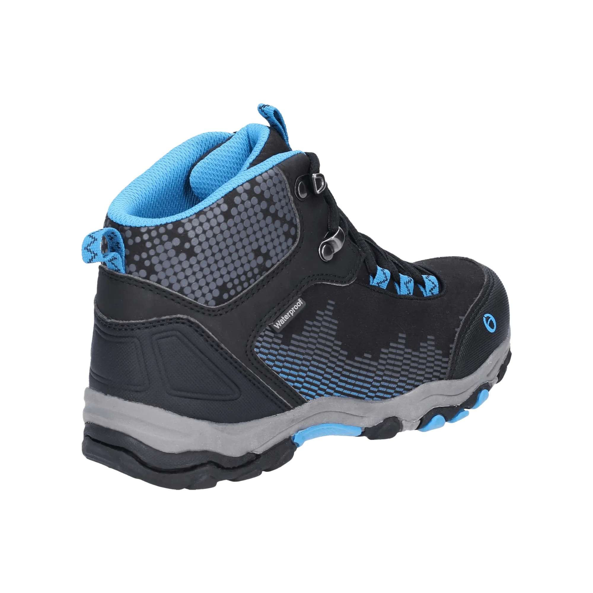 Cotswold Ducklington Kids Hiking Waterproof Boots - Black/Blue