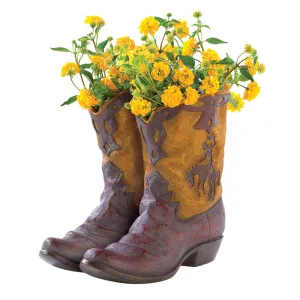 Cowboy Boot Planter