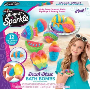 Cra-Z-Art Shimmer 'N Sparkle Beach Blast Bath Bombs