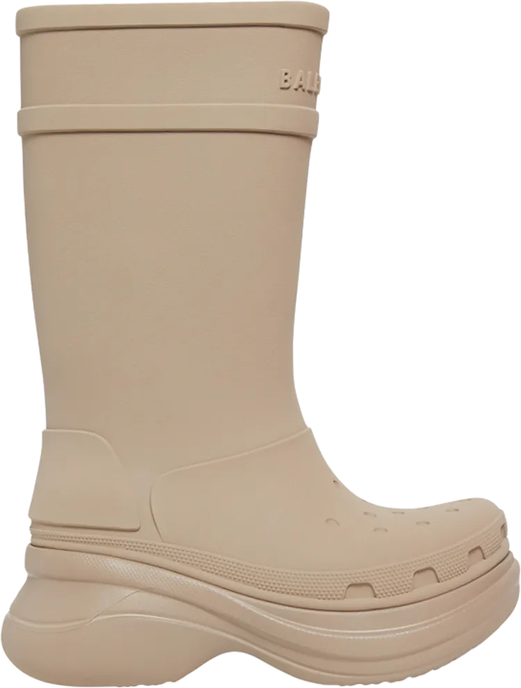 Crocs x Balenciaga Clog Boot 2.0 Beige, brown