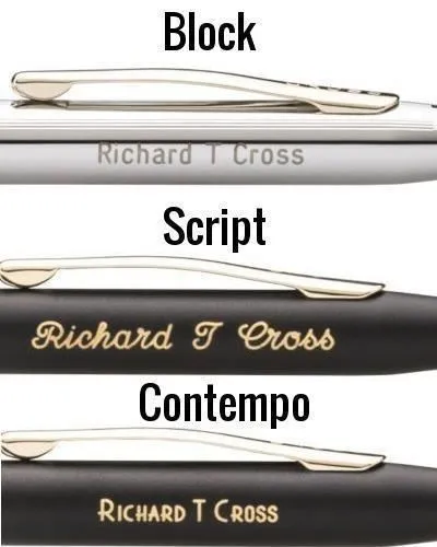 Cross Century II Black Micro Knurl Ballpoint Pen