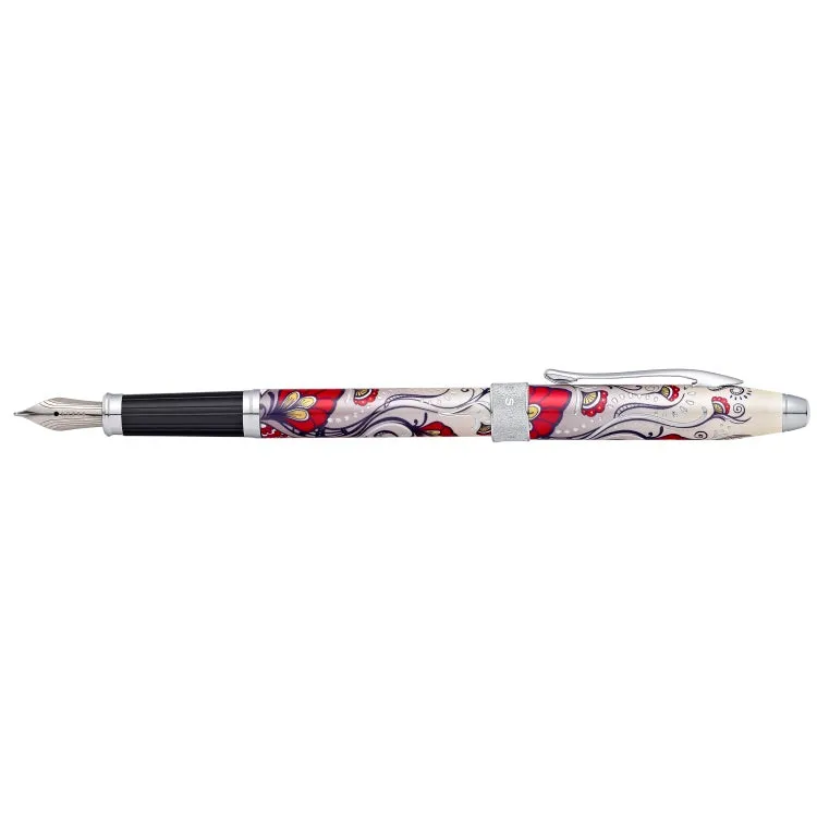 Cross Century II Botanica Red Hummingbird Vine Fountain Pen