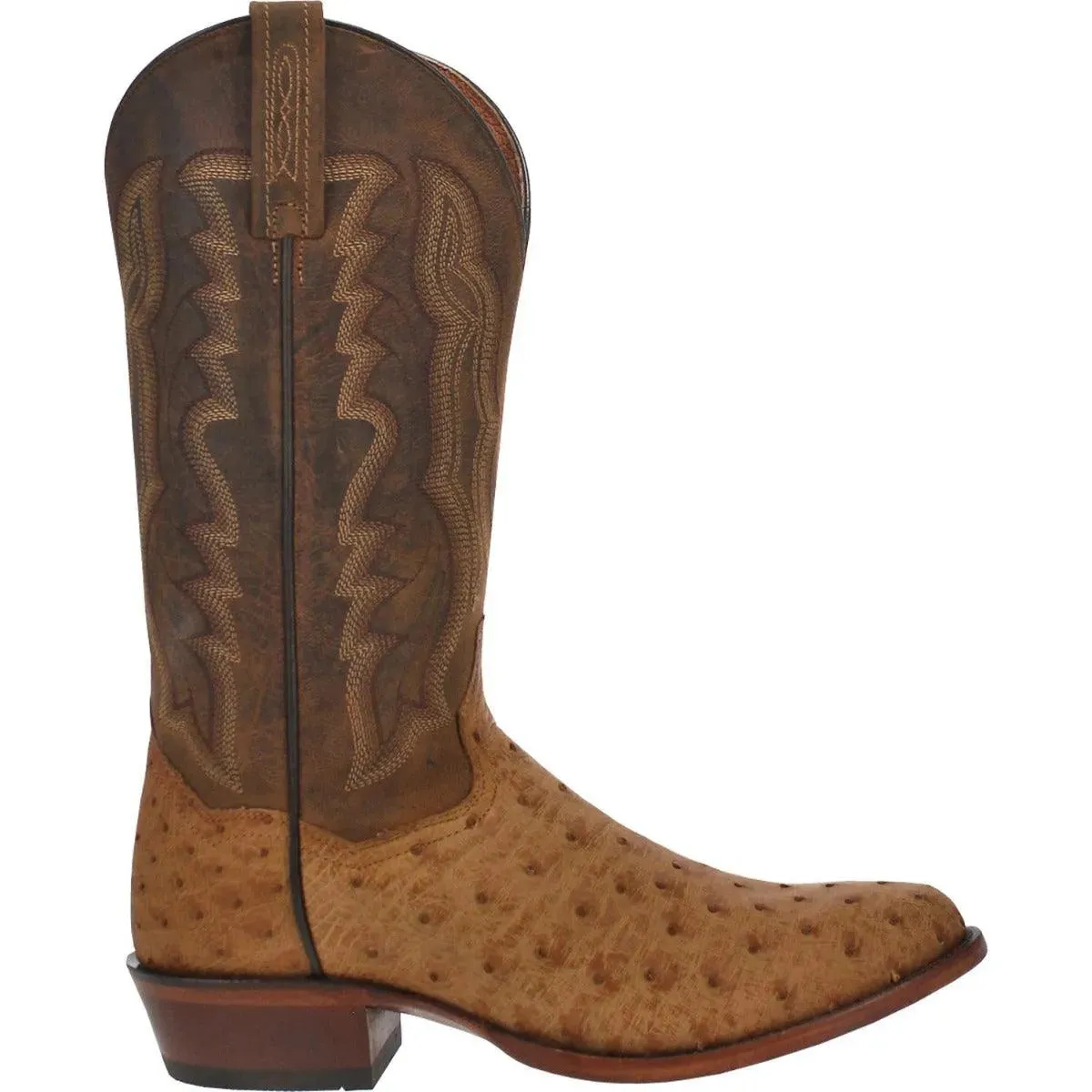 Dan Post Gehrig - Mens Ostrich Leather Cowboy Boots