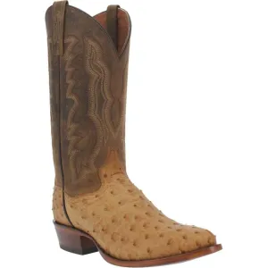 Dan Post Gehrig - Mens Ostrich Leather Cowboy Boots