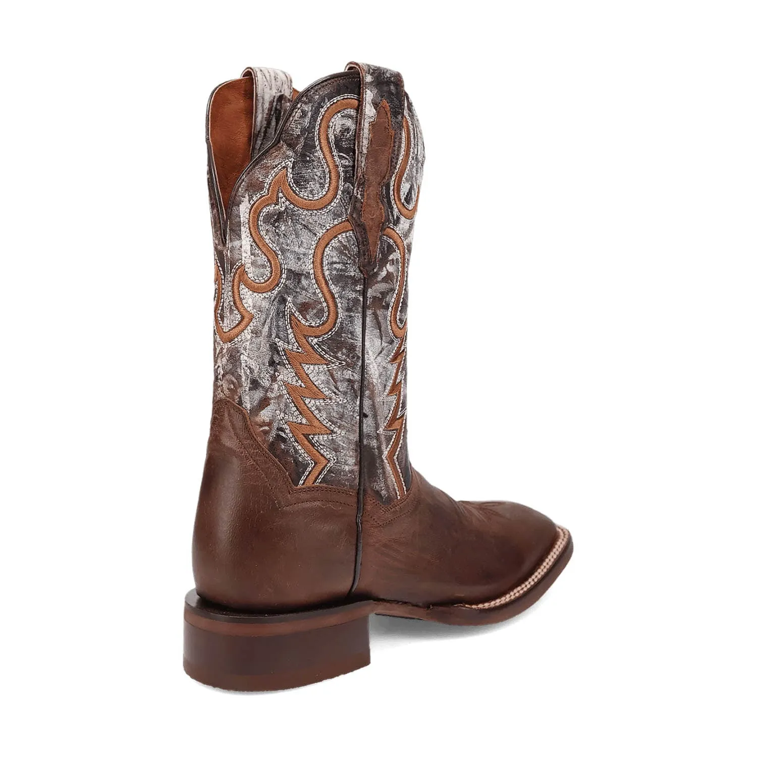 Dan Post Womens Tess Brown/Grey Leather Cowboy Boots