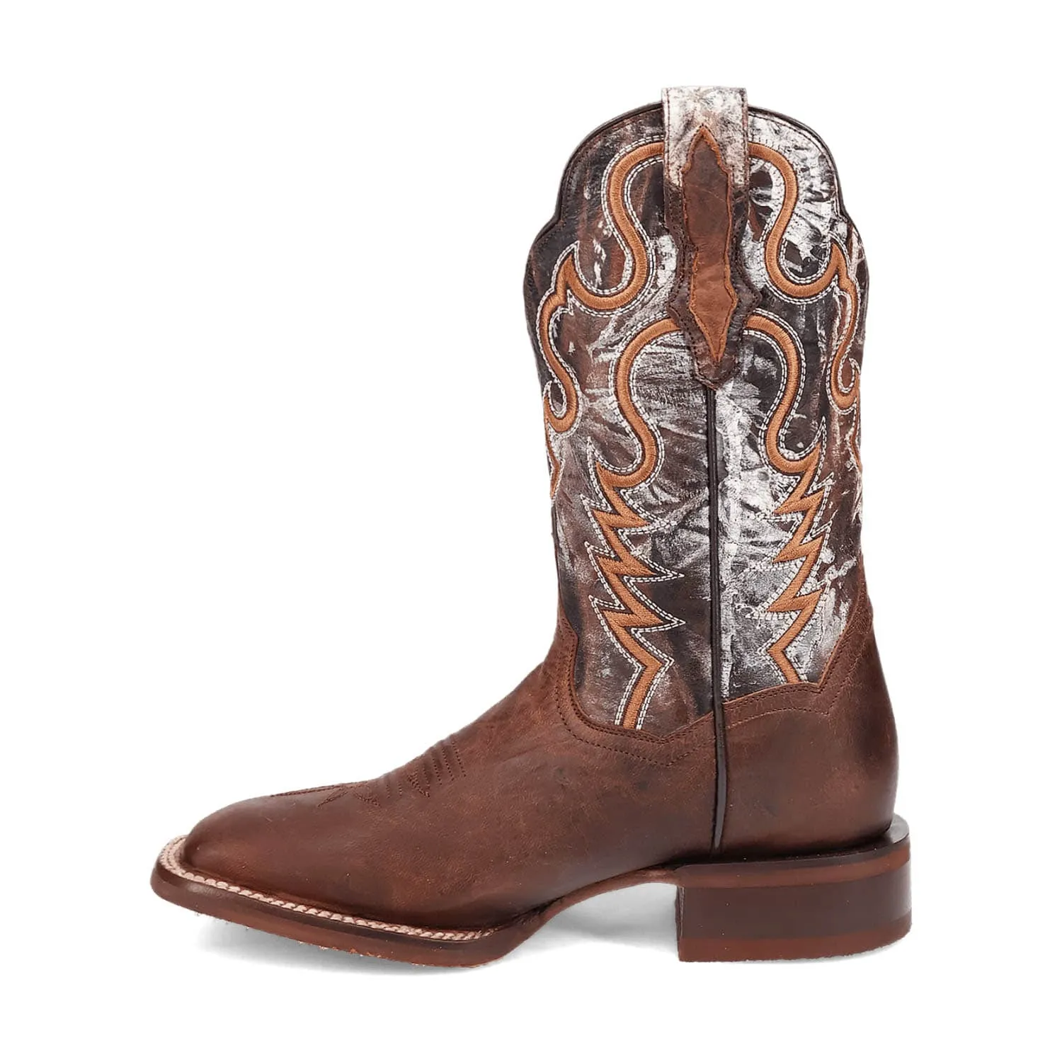 Dan Post Womens Tess Brown/Grey Leather Cowboy Boots