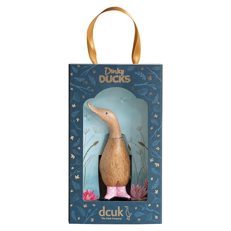 DCUK Dinky Duck with Spotty Welly - Pink 10303