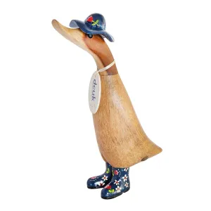 DCUK Duckling with Floral Hat & Welly Boot - Blue 9795