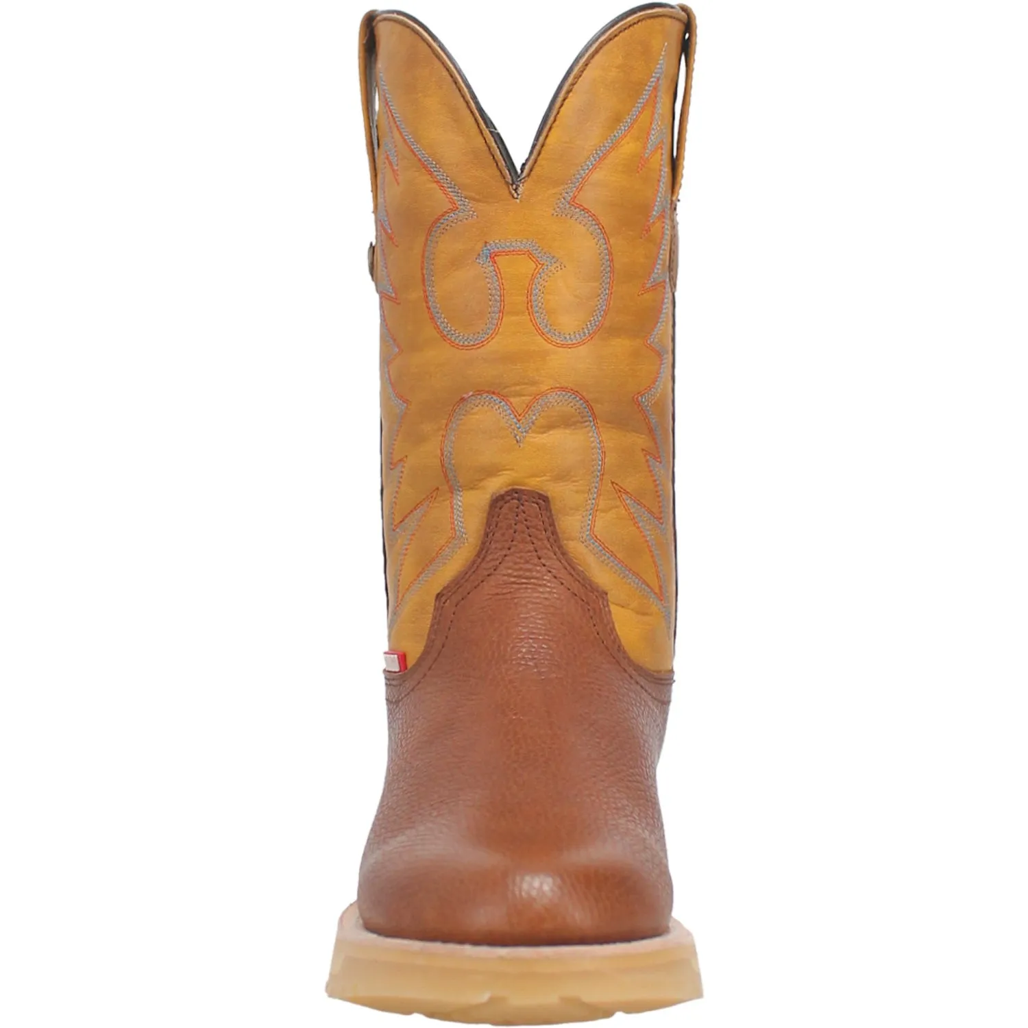 Dingo Mens Dust Bowl Tan Leather Cowboy Boots