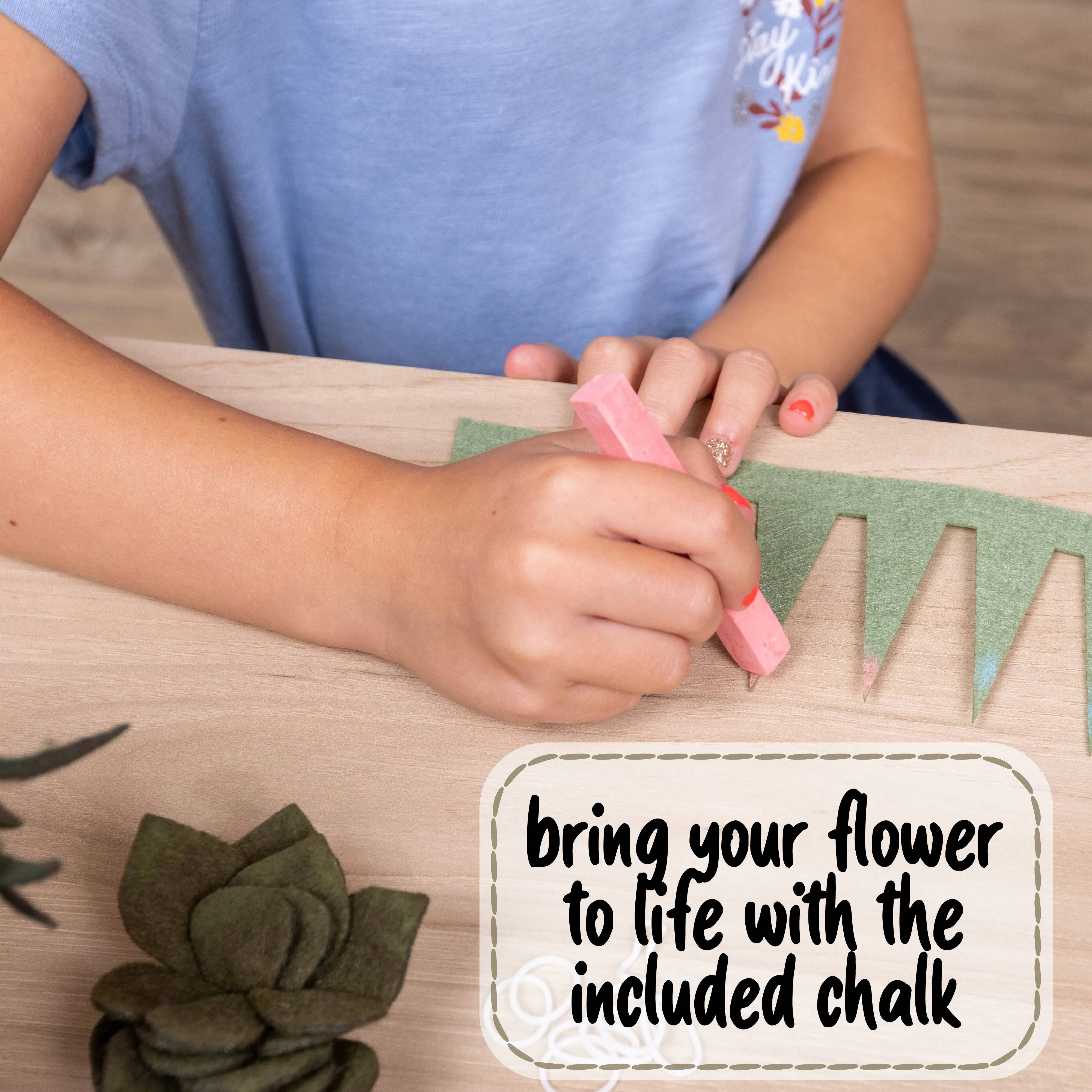 DIY Potted Felt Succulents - Craft Kit