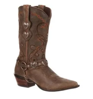 DURANGO CRUSH WOMEN'S BROWN HEARTBREAKER BOOT STYLE RD4155