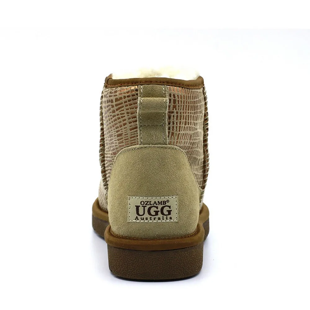 Elena Short Ugg Boot - Light Tan