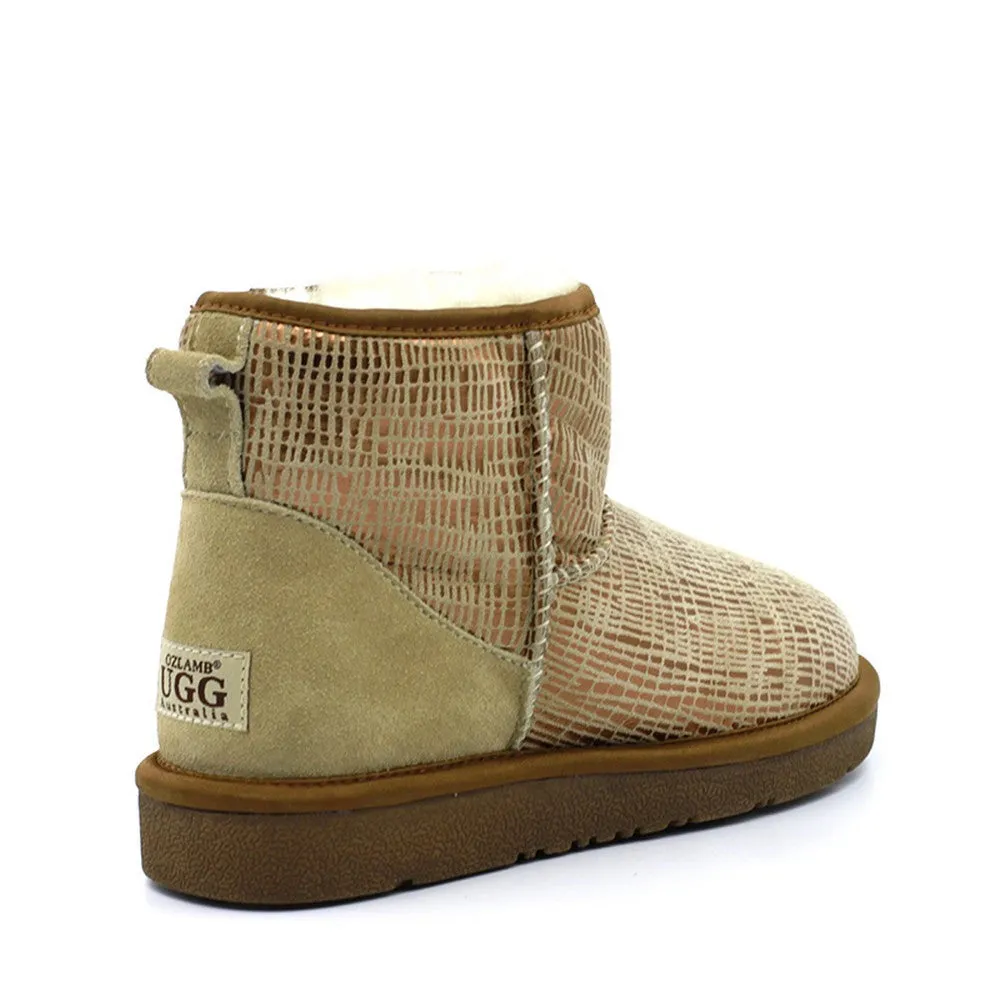 Elena Short Ugg Boot - Light Tan