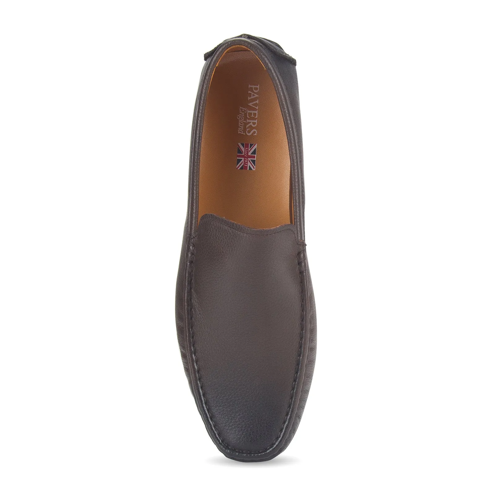 Elias dual-tone fusion leather moccasin