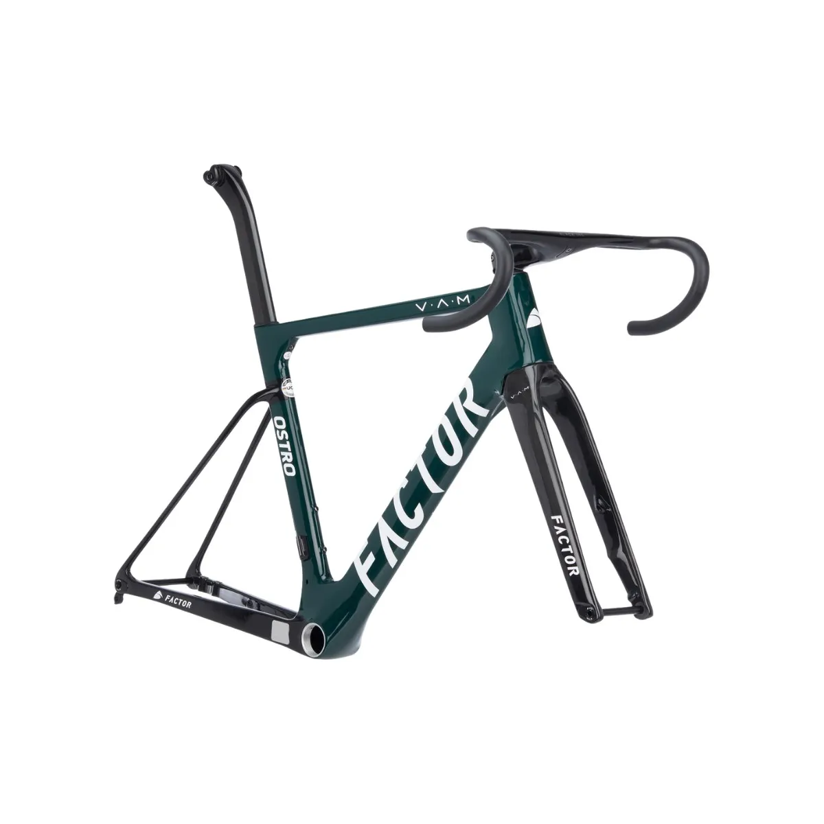 Factor Ostro VAM Disc Frame and Fork Set Racing Green