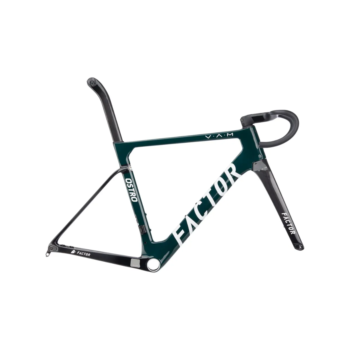 Factor Ostro VAM Disc Frame and Fork Set Racing Green