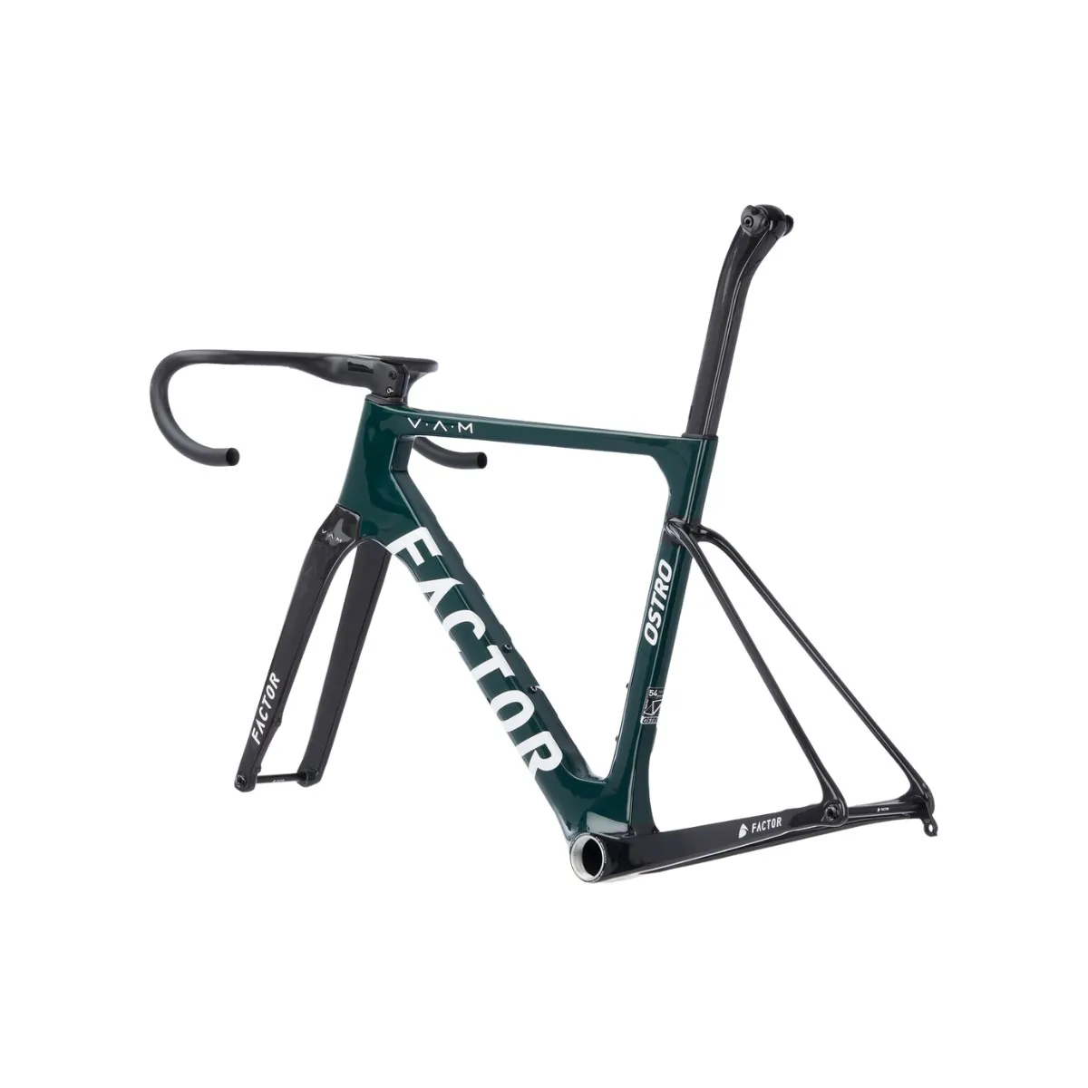 Factor Ostro VAM Disc Frame and Fork Set Racing Green