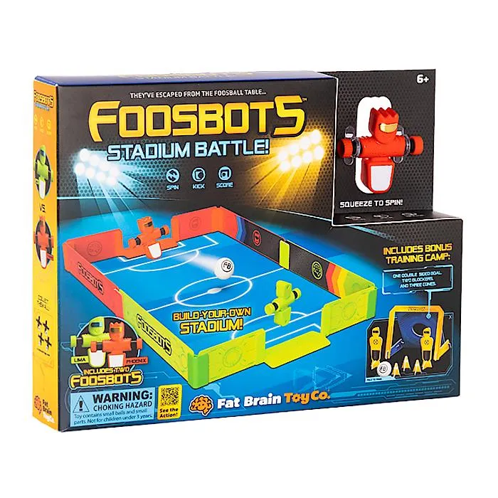 Fat Brain Toy Co. Foosbots Stadium Battle Set