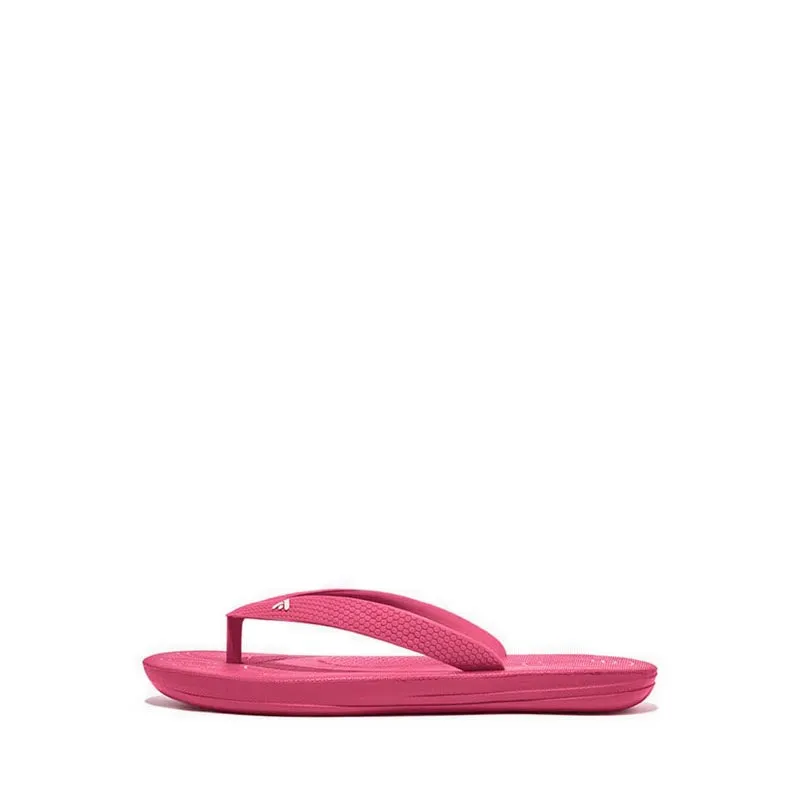 Fitflop Iqushion Kid's Ergonomic Flip-Flops - Pink Jam