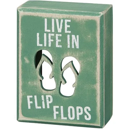 Flip Flop Box Sign