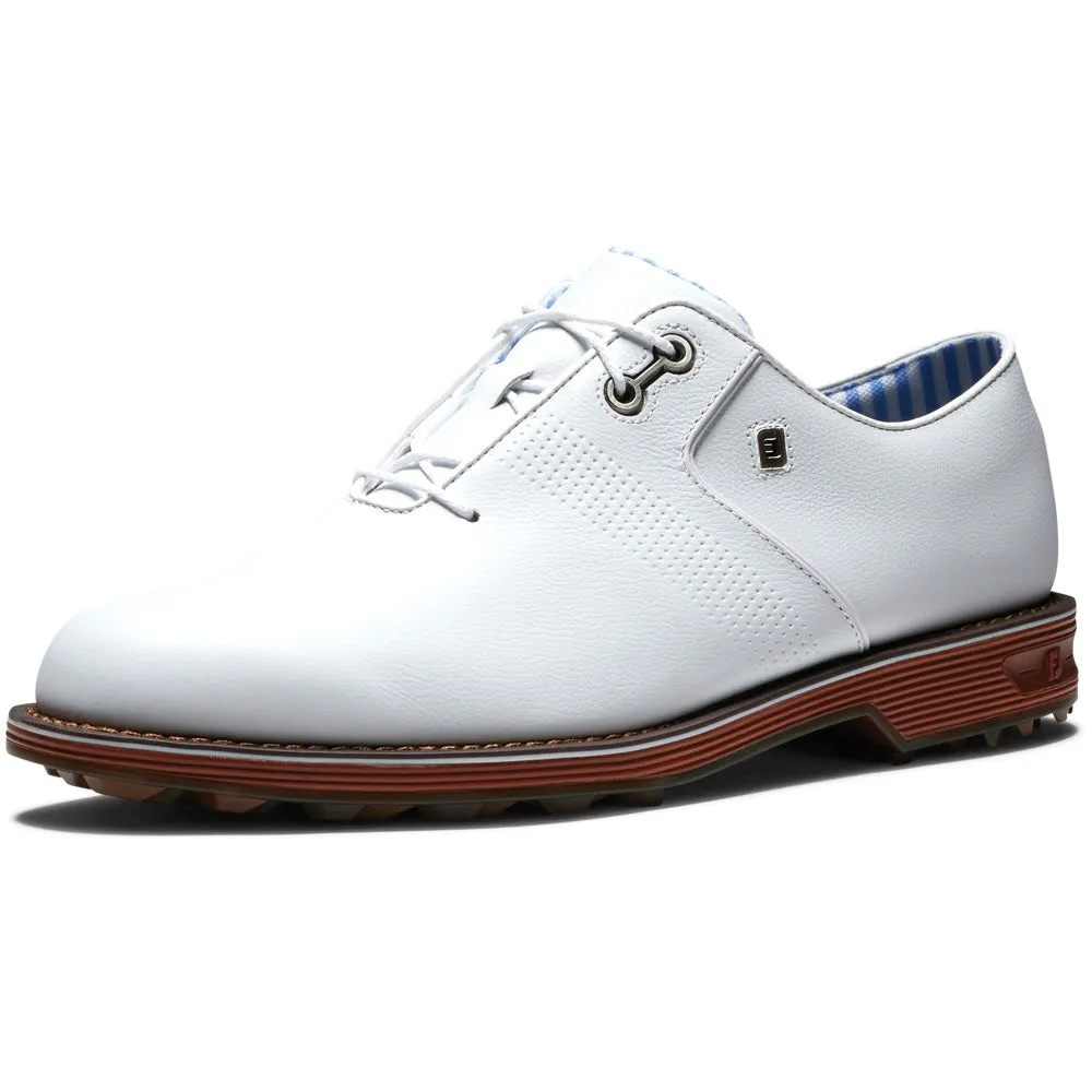 FootJoy Premiere Series Ltd Edition Flint Spikeless Shoes - White/Brown/Red