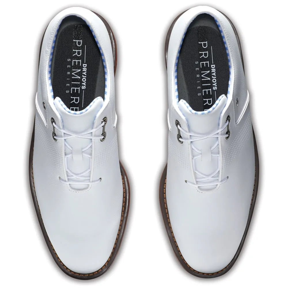 FootJoy Premiere Series Ltd Edition Flint Spikeless Shoes - White/Brown/Red