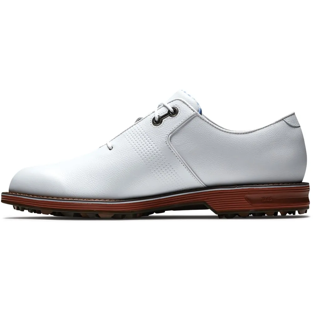 FootJoy Premiere Series Ltd Edition Flint Spikeless Shoes - White/Brown/Red