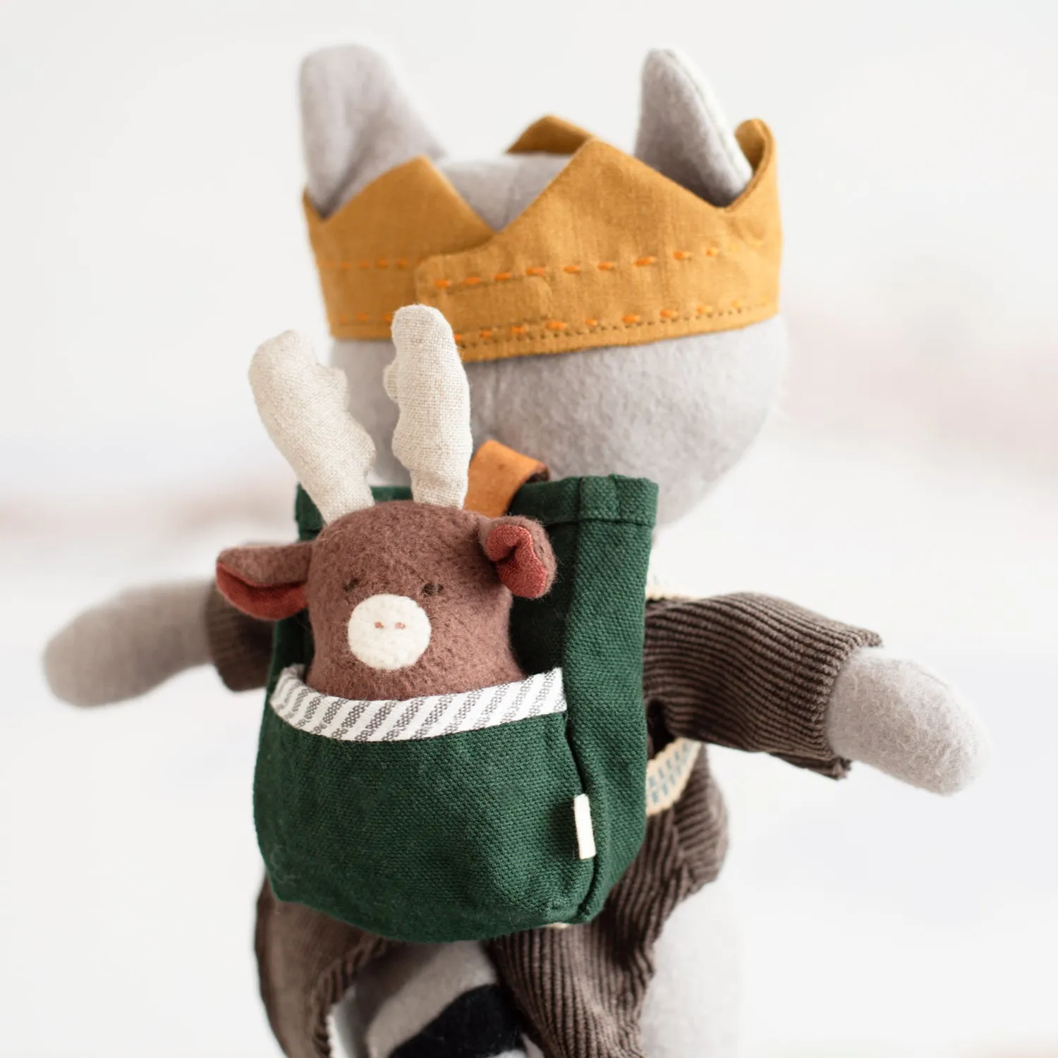 Forest Adventure Backpack for Dolls