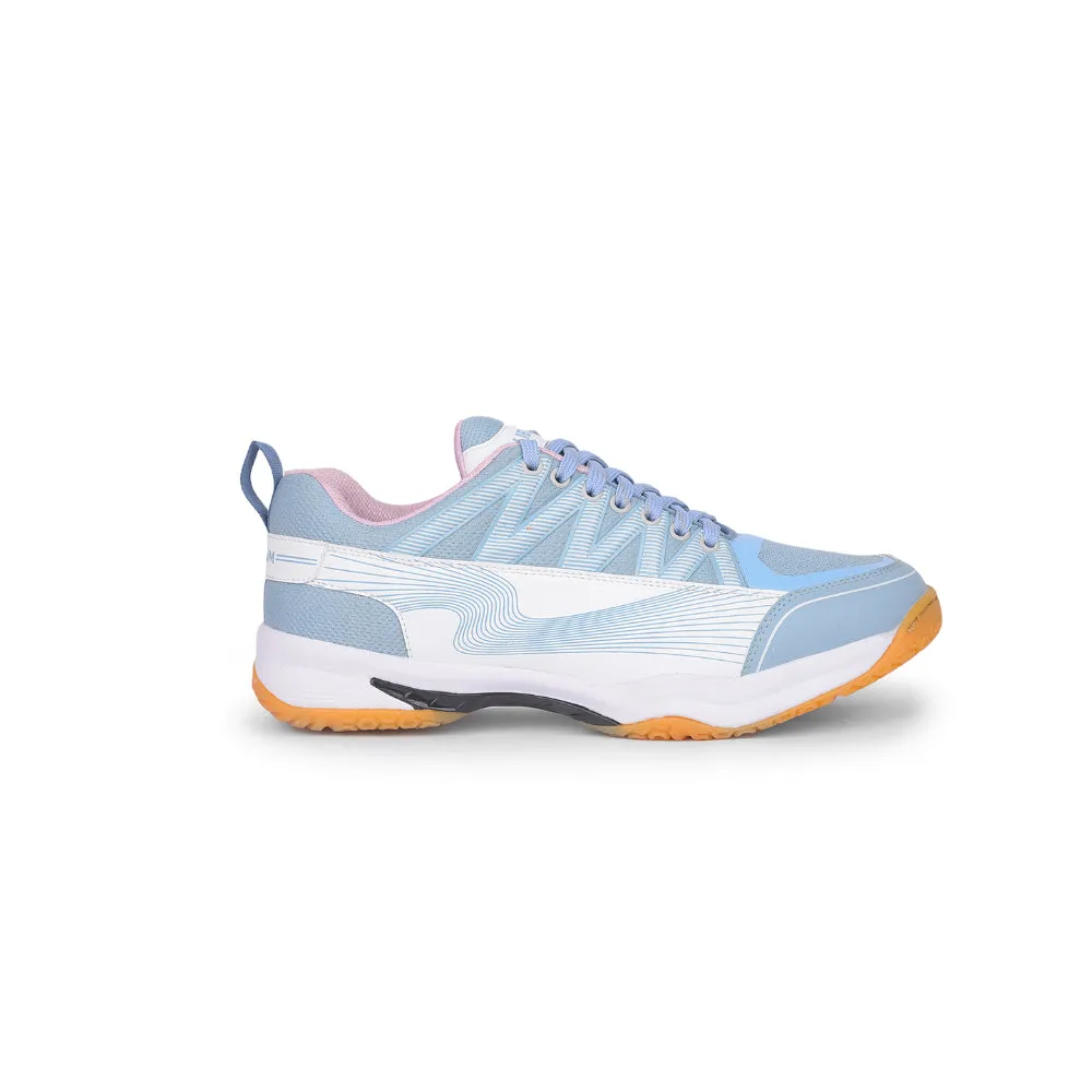 FREEDOM Sports Sky Blue Badminton Shoes For Men GRIPPER-01 By Liberty