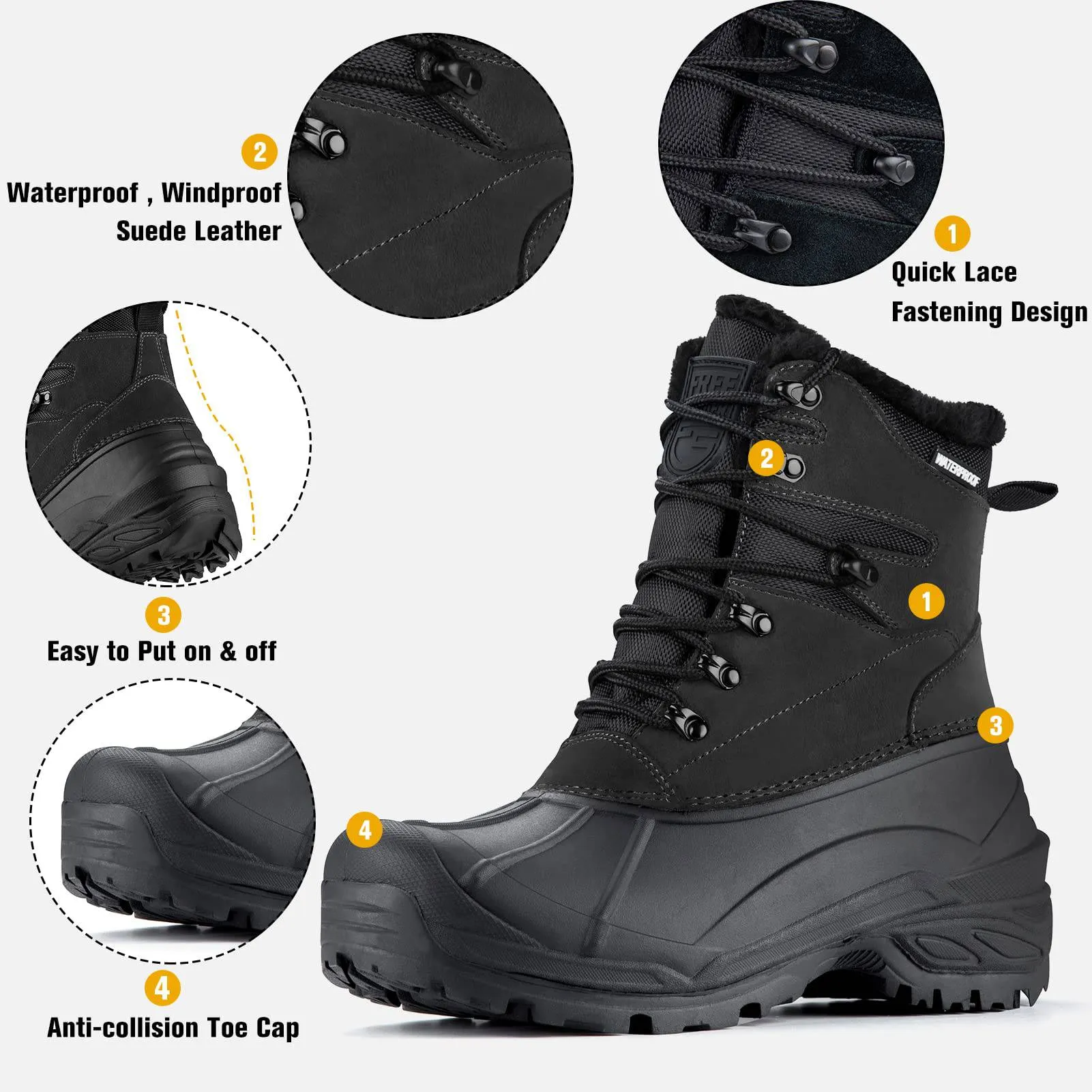 Gator Waterproof Winter Hiking Boots