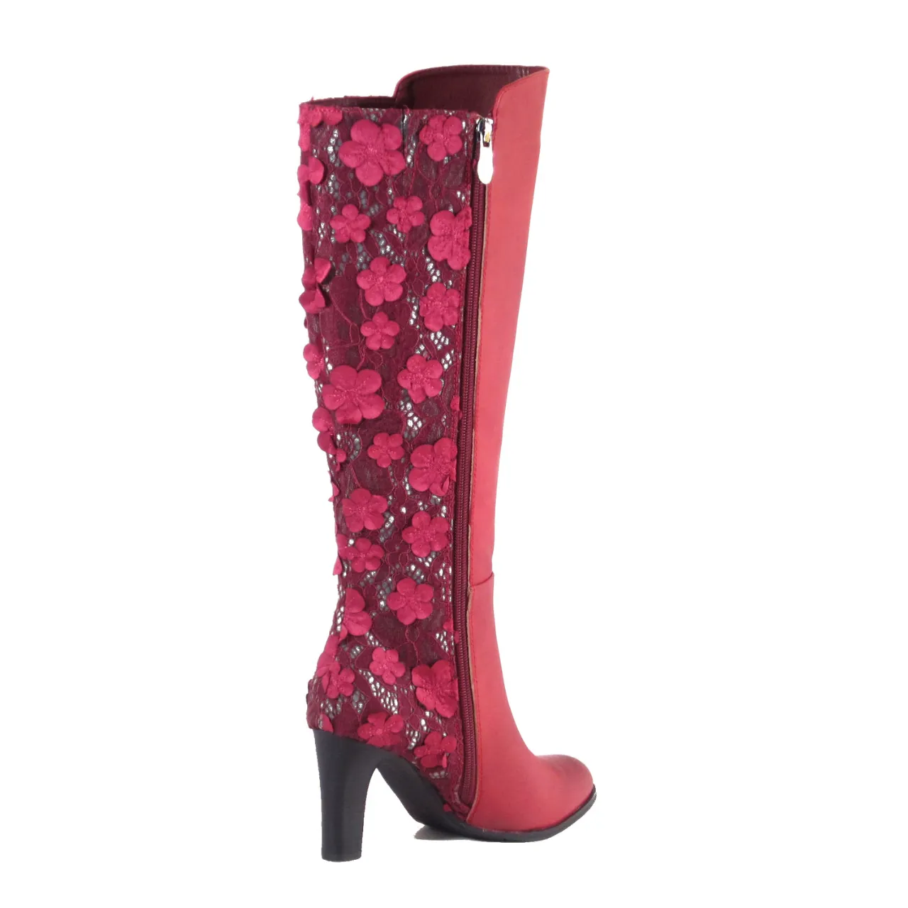 Geller Floral Lace Boots