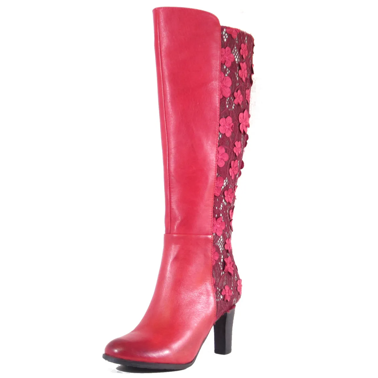 Geller Floral Lace Boots