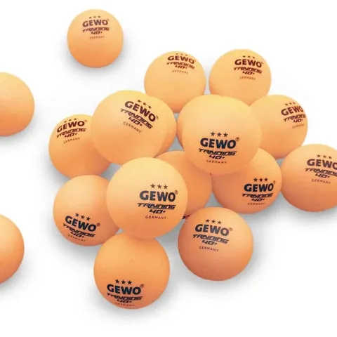 GEWO 40  3 Star Table Tennis Training Ball - One Dozen Pack