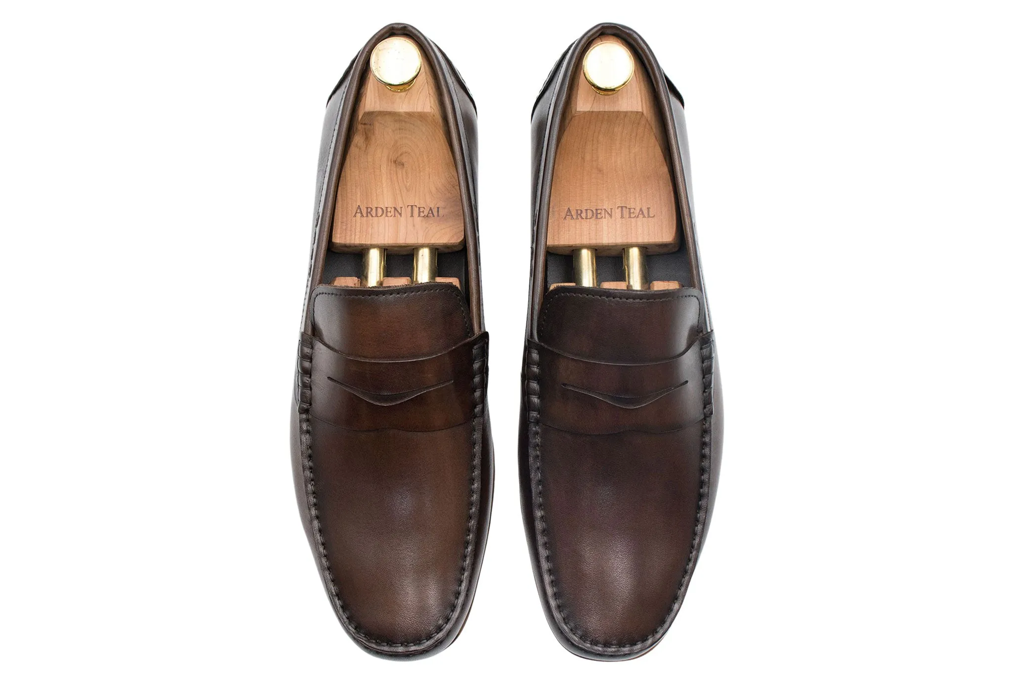 Gregores Walnut Penny Moccasins