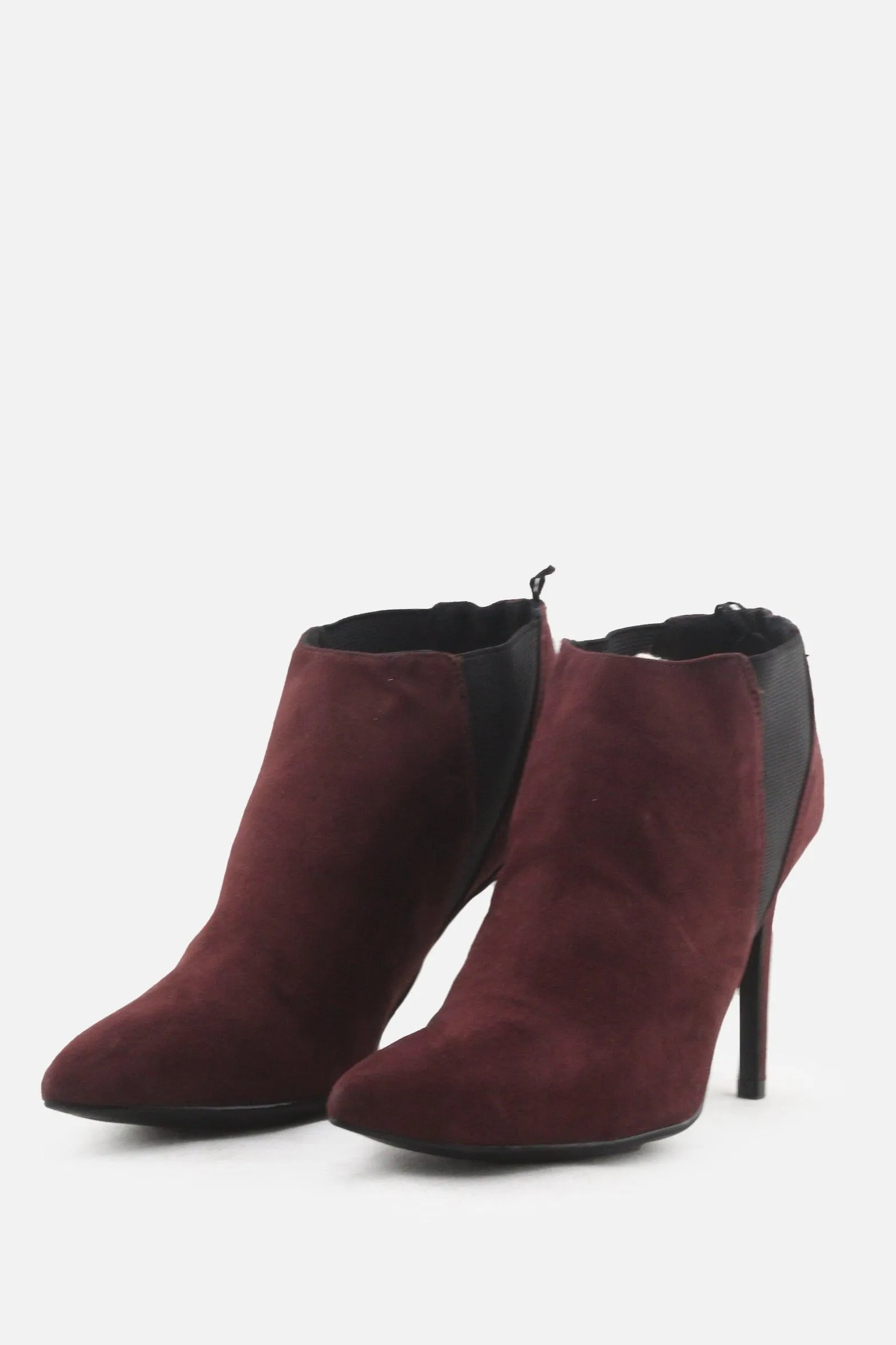 H & M Stretchable Stilletos Heels Ankle Boots | Suede