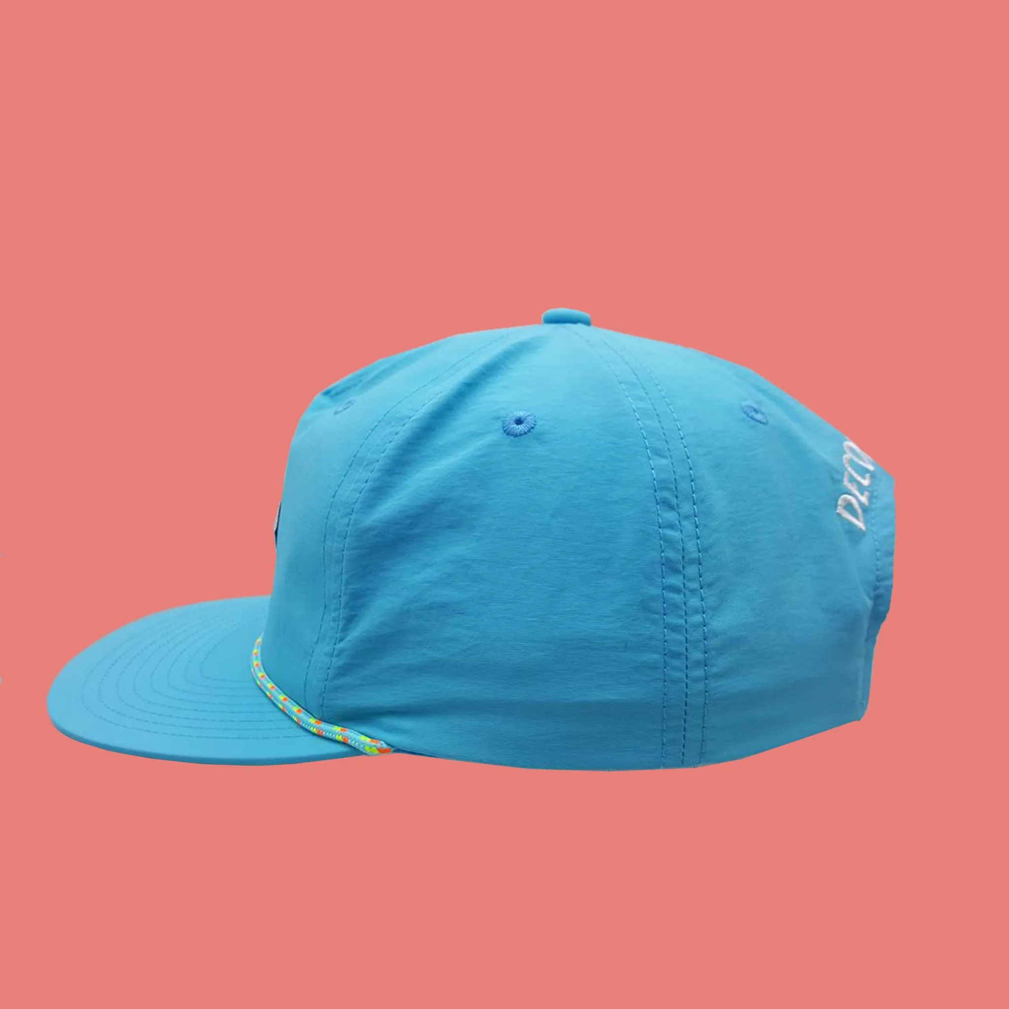 Hat-Grandpa w/ Rope-Aqua