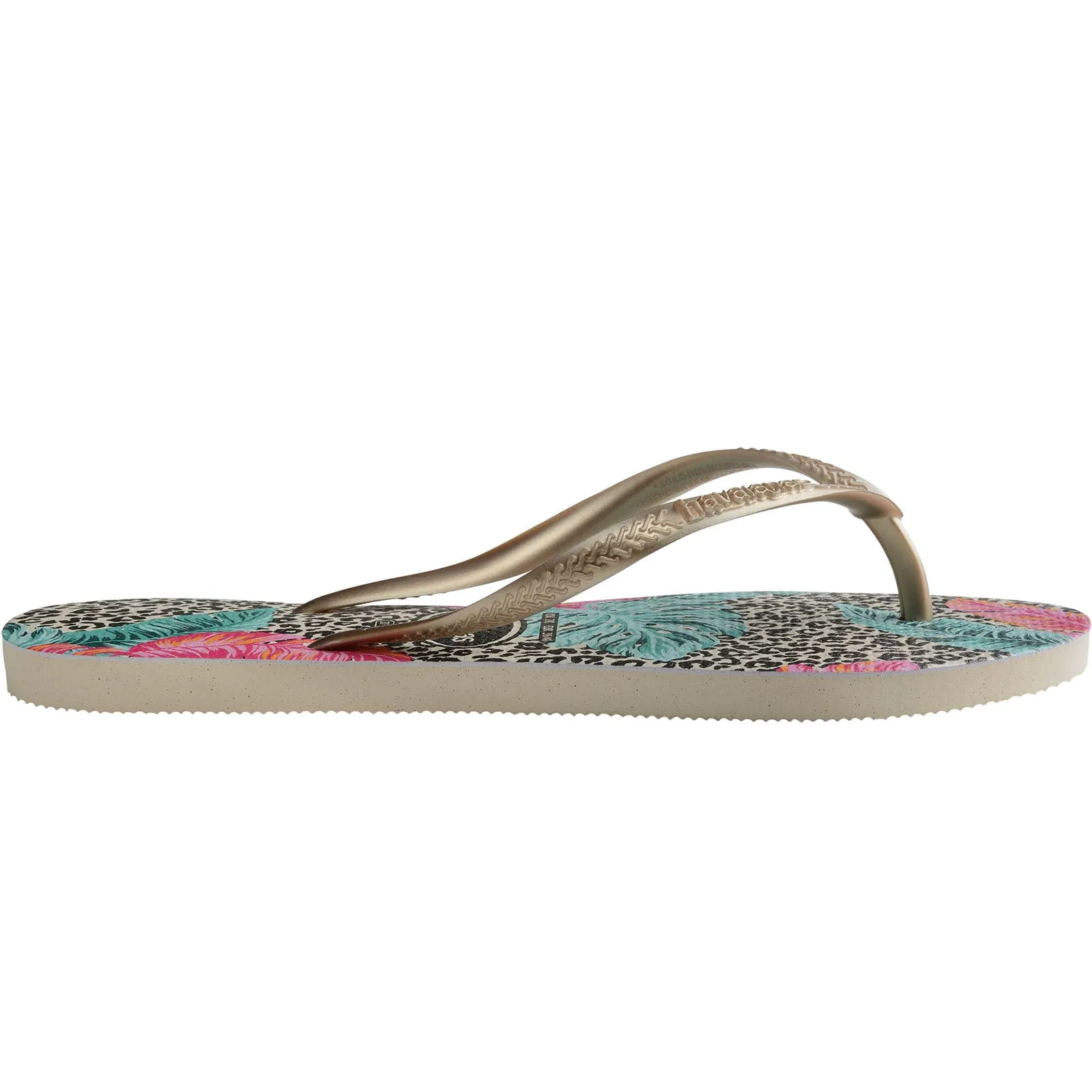 Havaianas Slim Animal Flip Flops - Floral