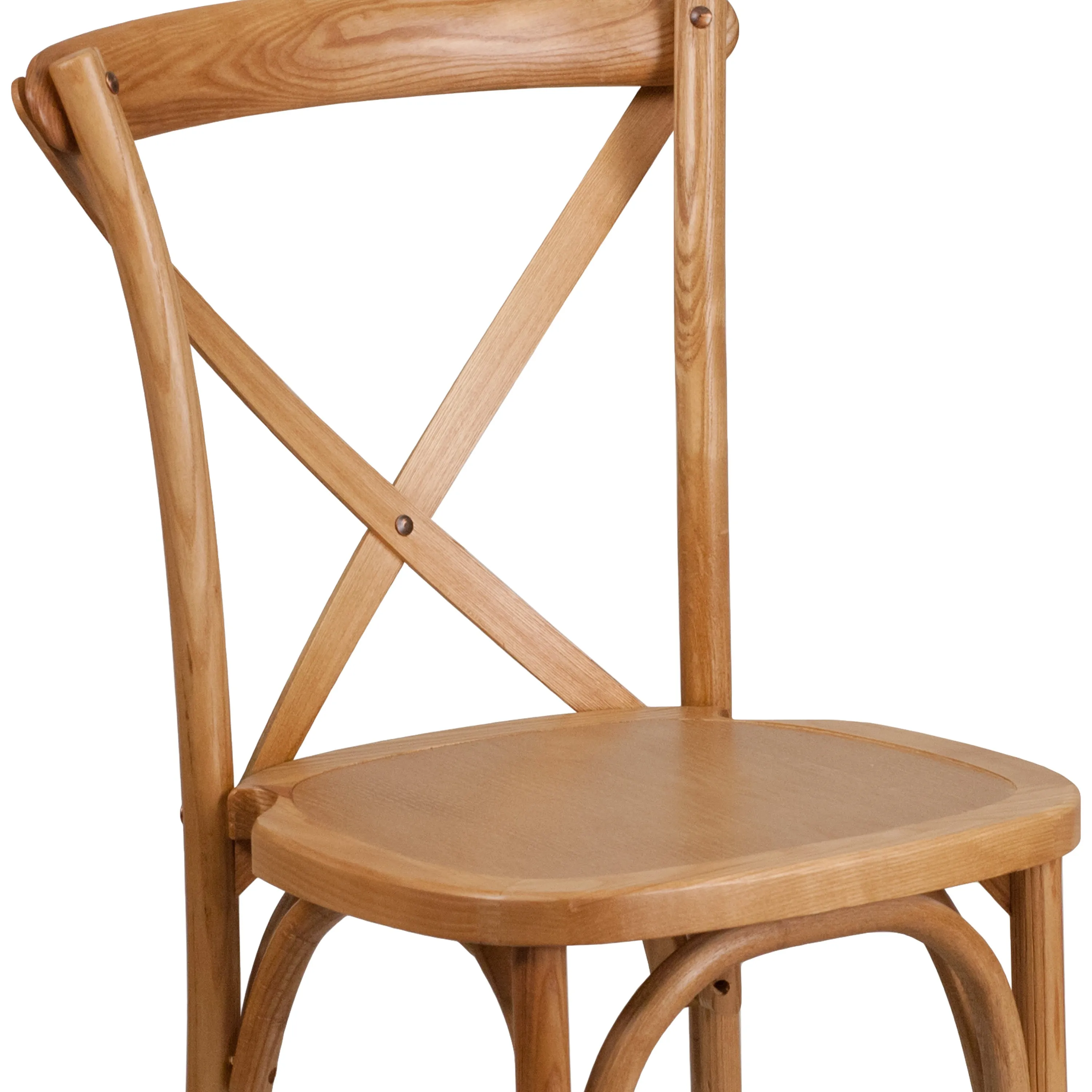 HERCULES Series Stackable Wood Cross Back Chair