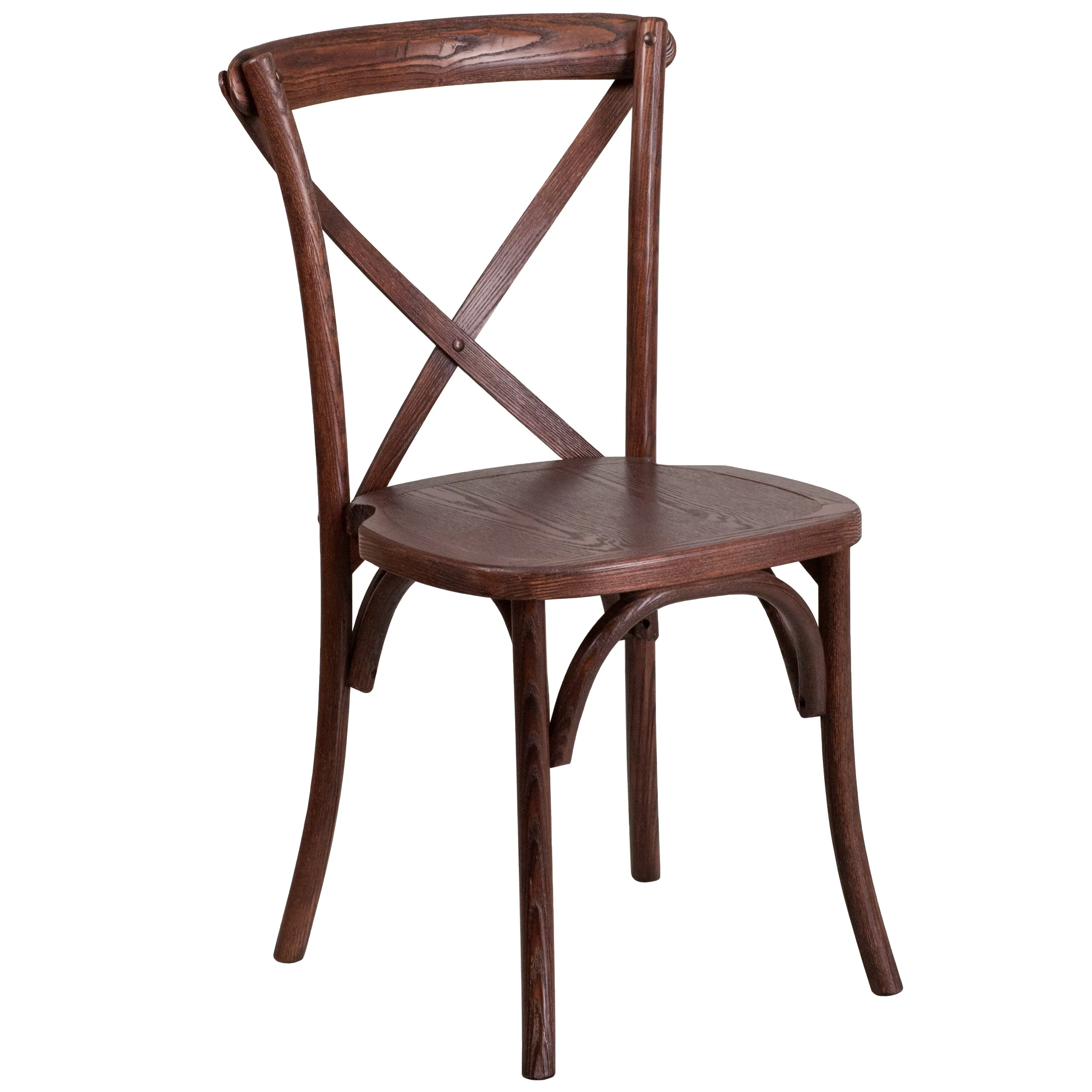 HERCULES Series Stackable Wood Cross Back Chair