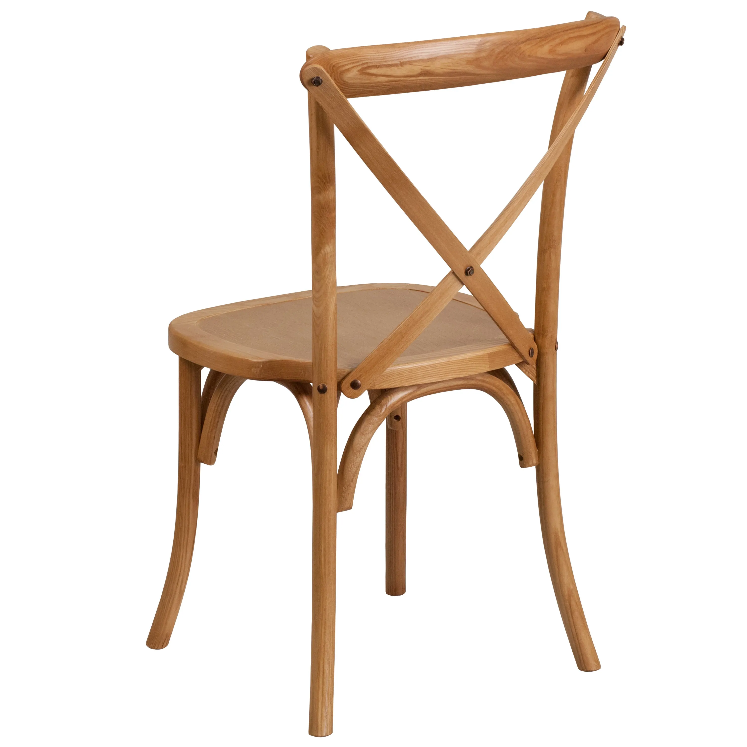 HERCULES Series Stackable Wood Cross Back Chair