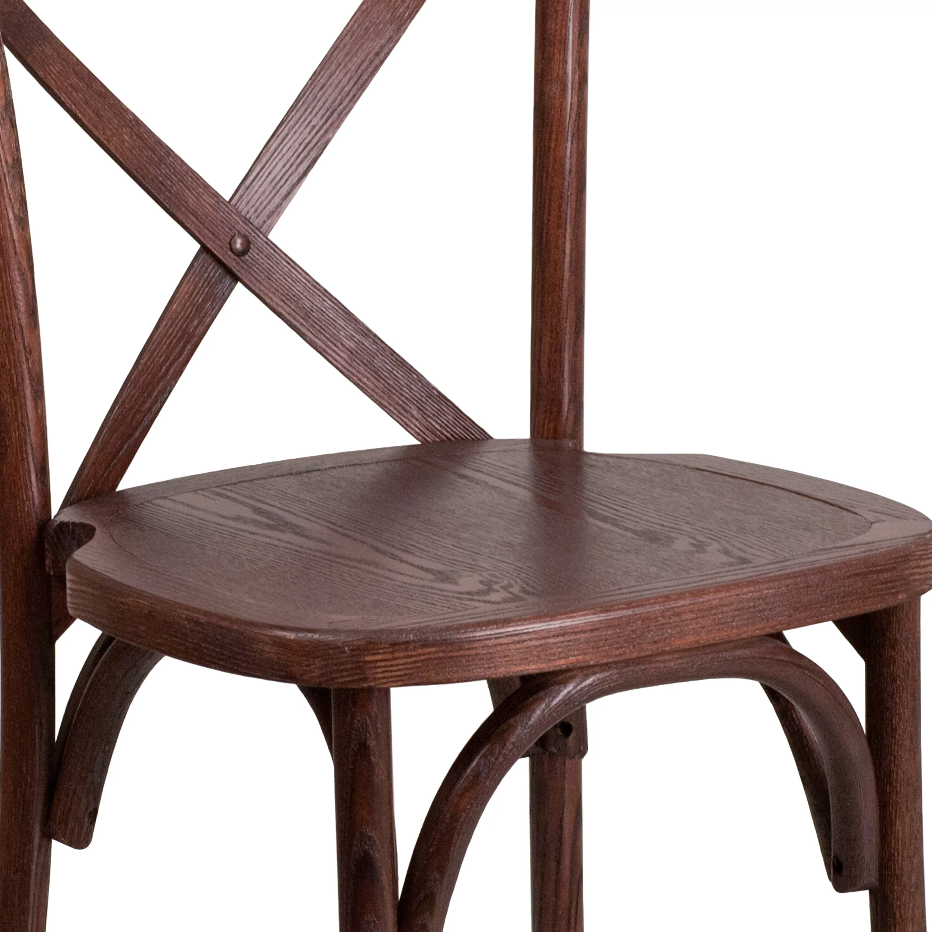 HERCULES Series Stackable Wood Cross Back Chair