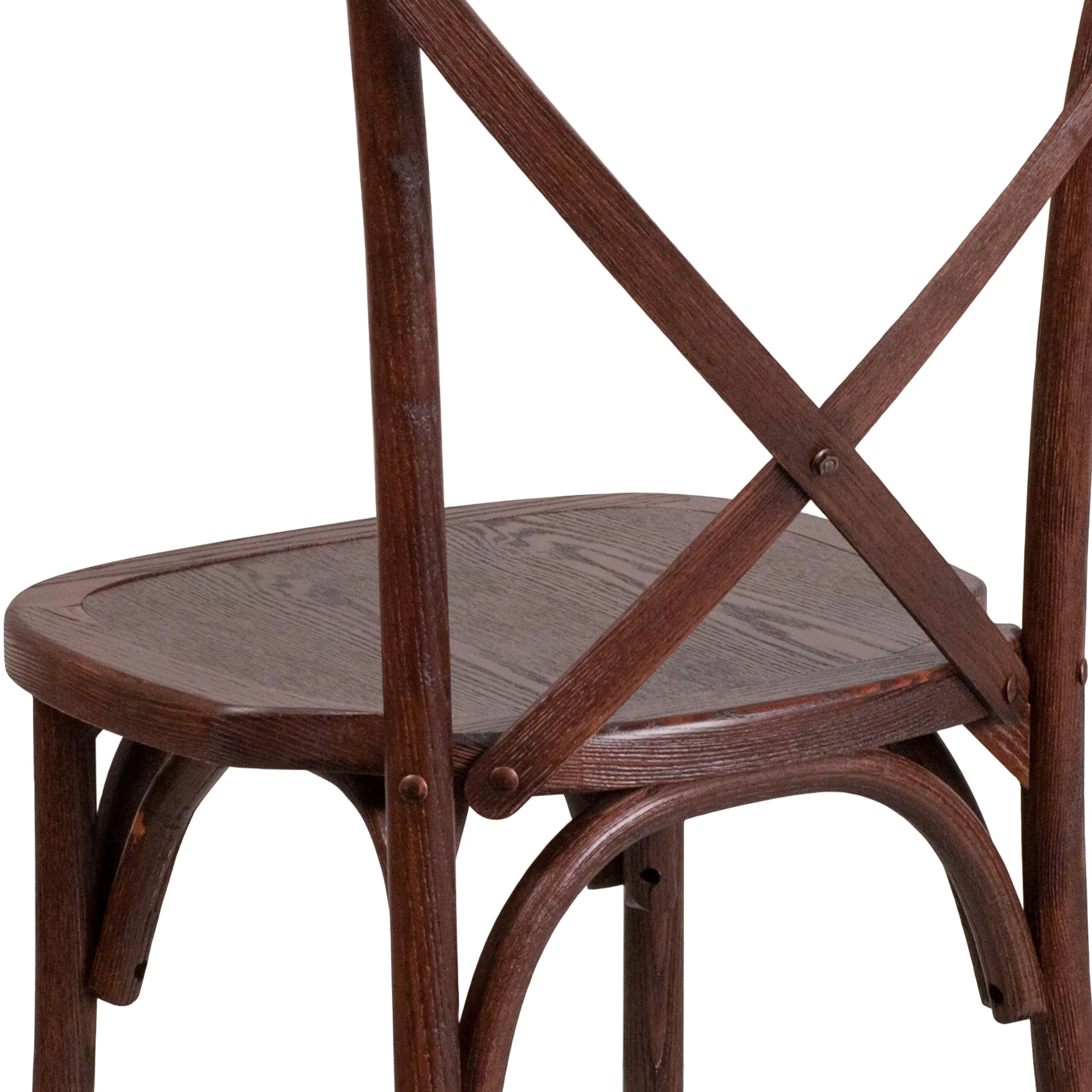 HERCULES Series Stackable Wood Cross Back Chair