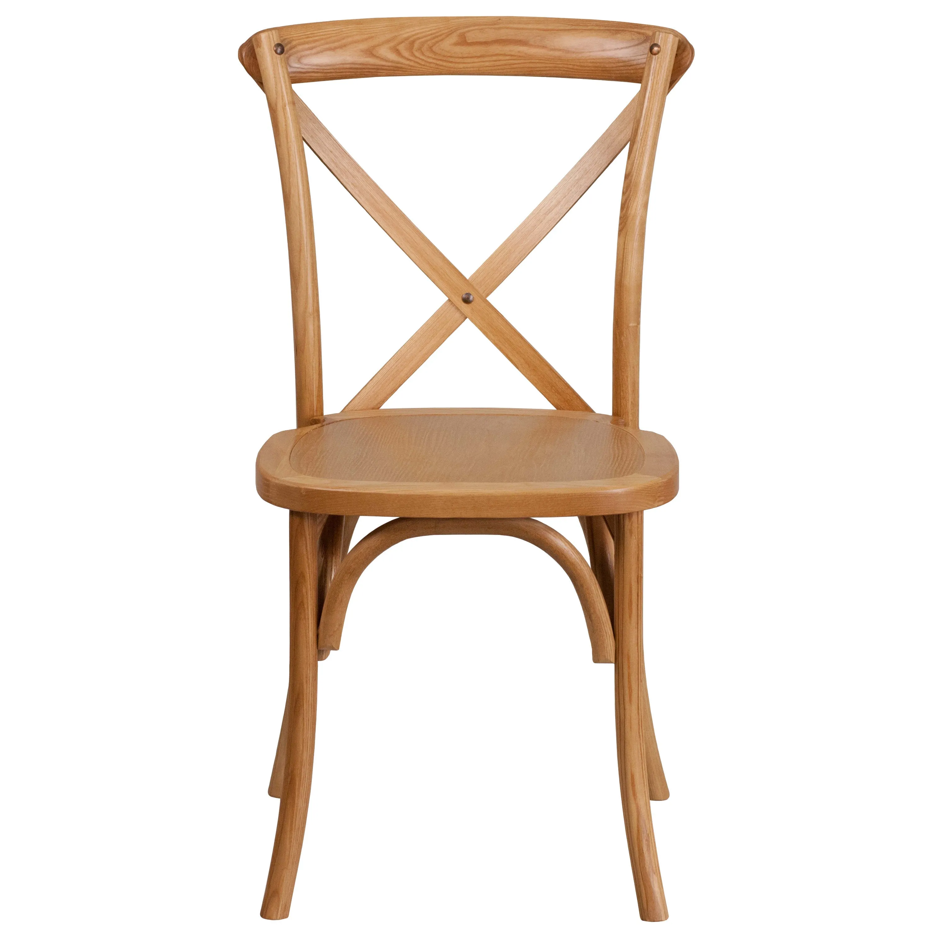 HERCULES Series Stackable Wood Cross Back Chair