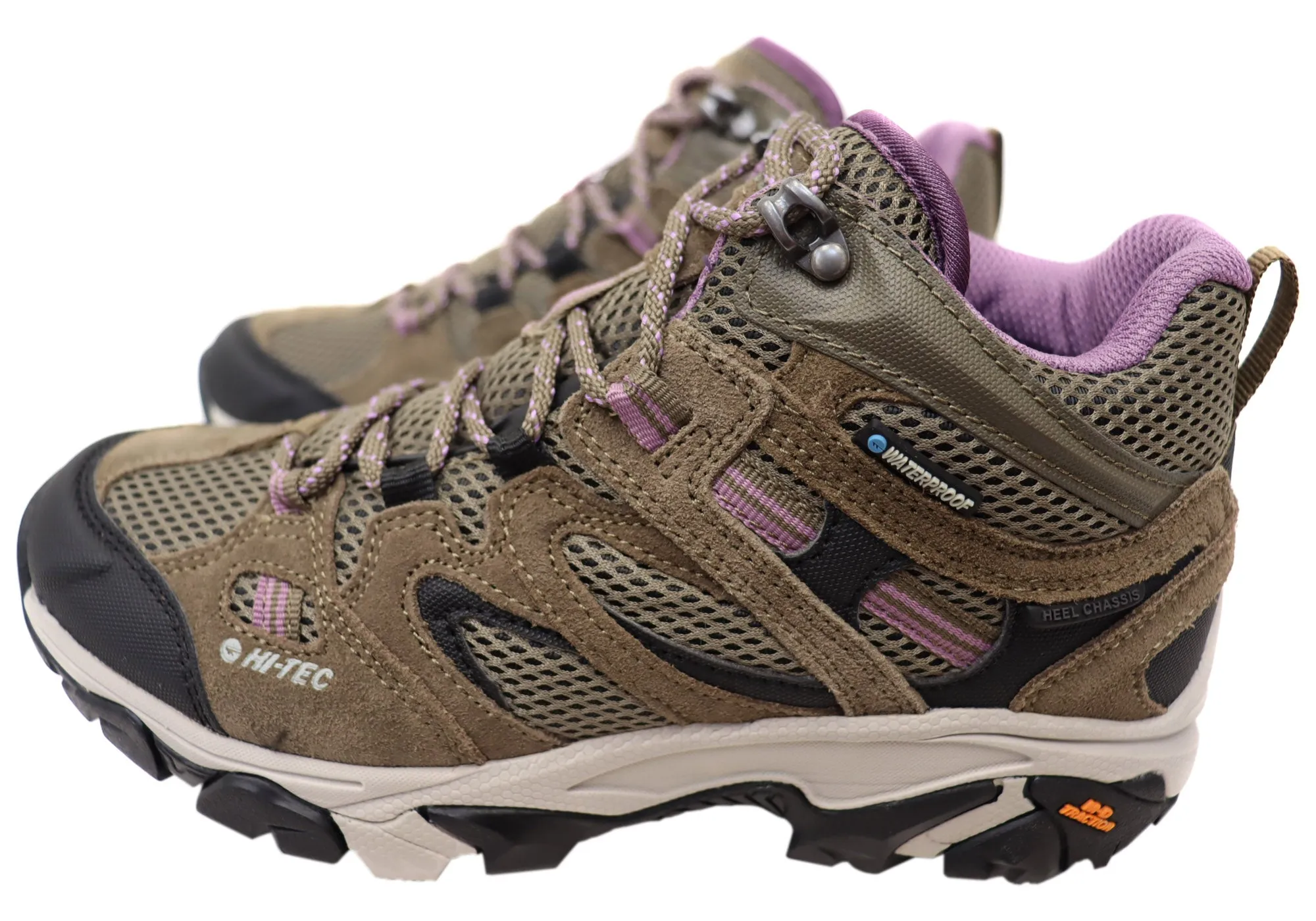 Hi Tec Womens Comfortable Ravus Vent Mid Waterproof Hiking Boots